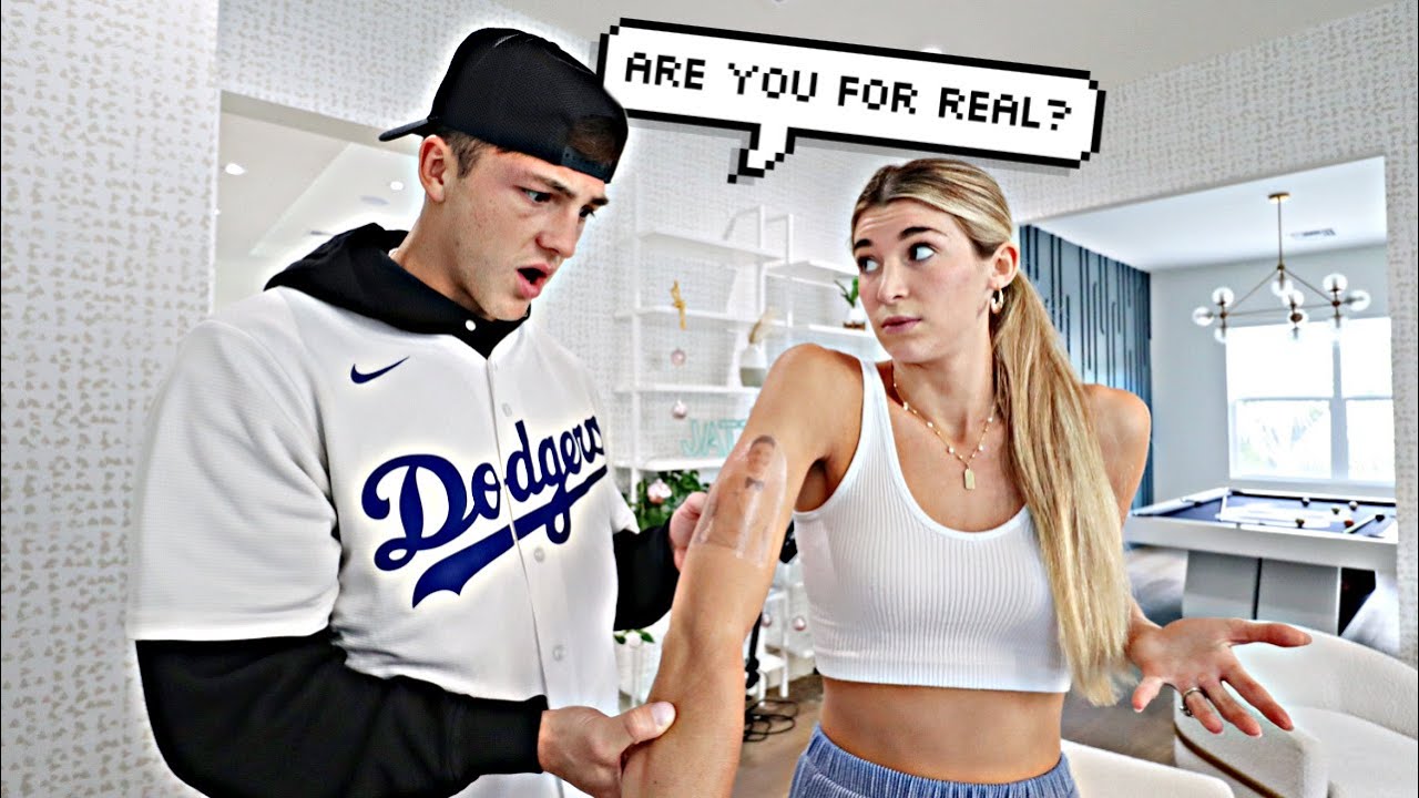 Getting a tattoo of my husbands face!! *HIS REACTION*