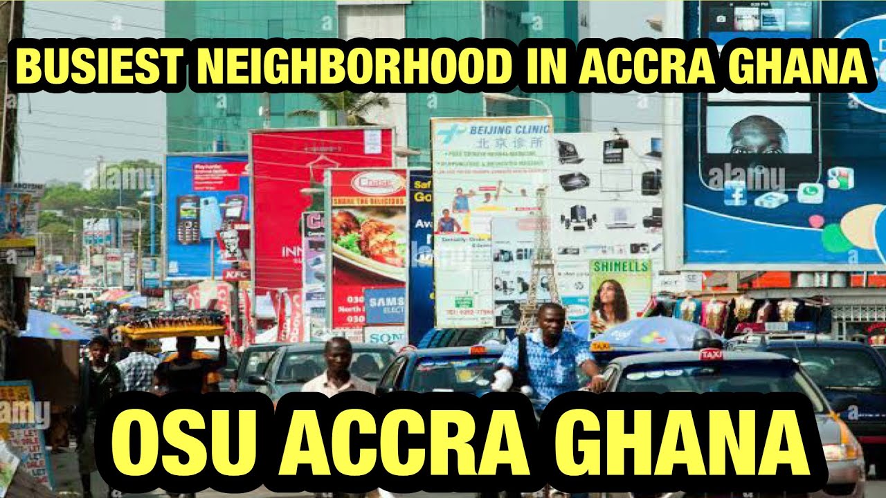 A Tour Of OSU Busiest Neighborhood In Accra Ghana 🇬🇭 None Stop Night Life And Clubing