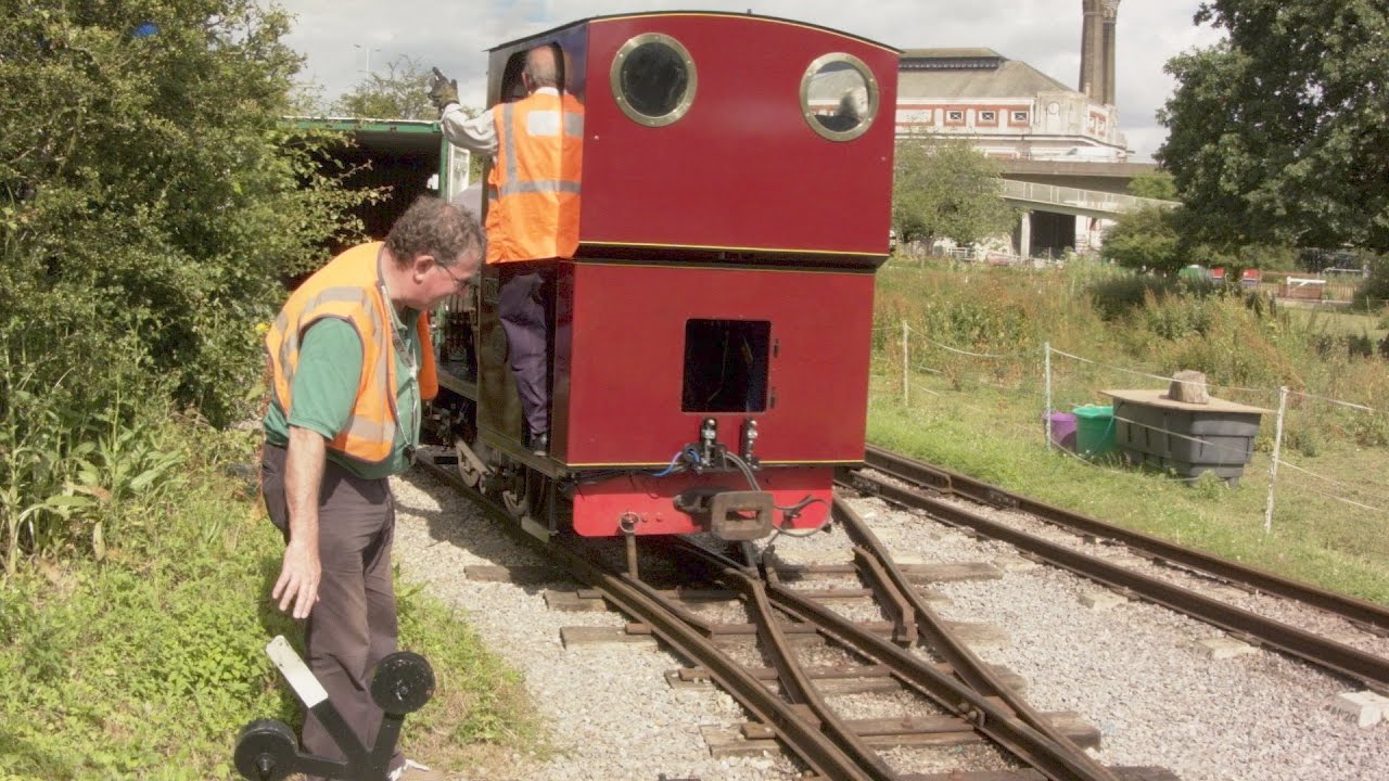 Putting a steam train to bed