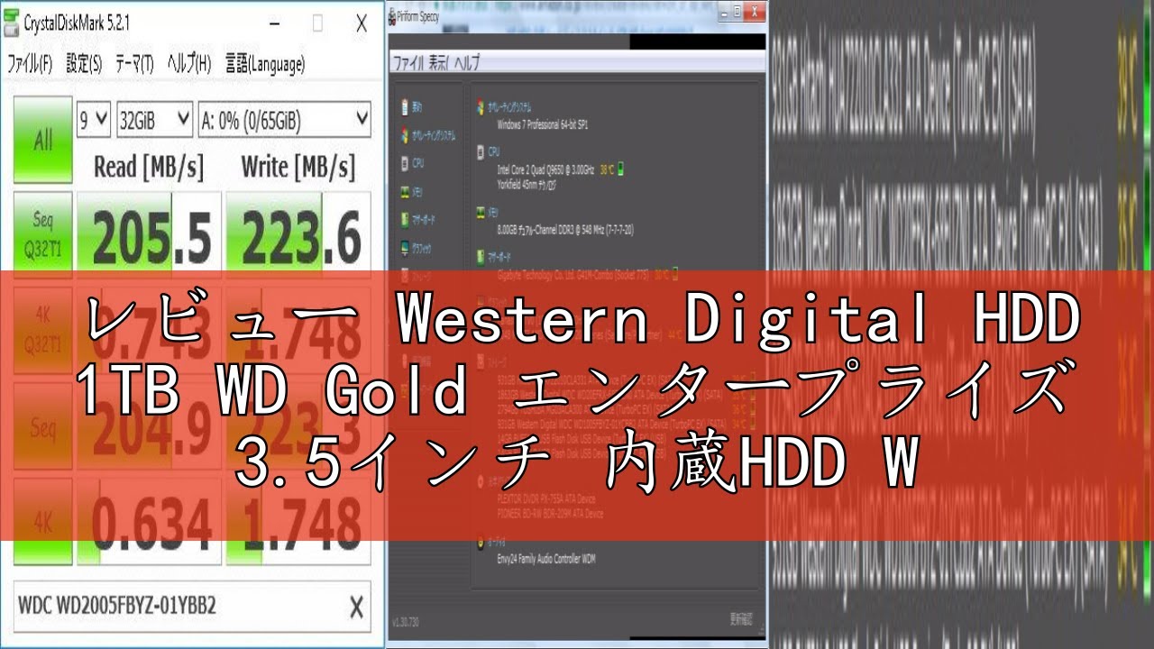 レビュー Western Digital HDD 1TB WD Gold エンタープライズ 3.5インチ 内蔵HDD WD1005FBYZ