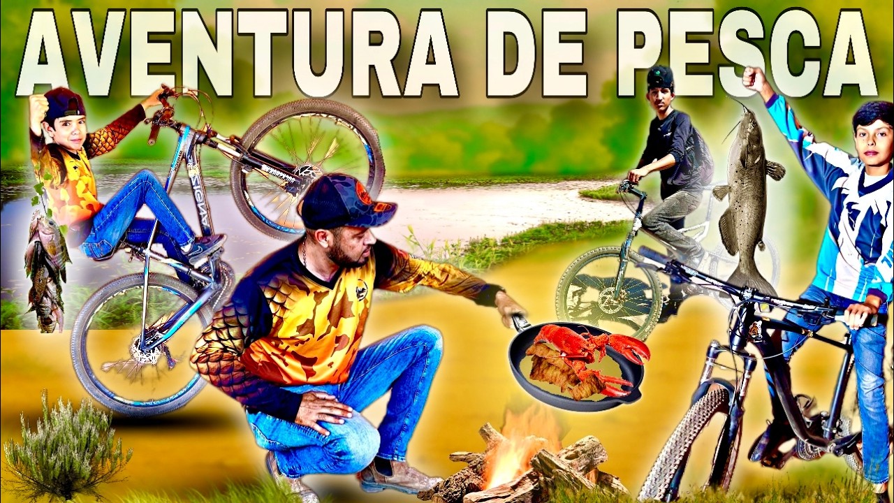 Nos fuimos en las BICICLETAS a una AVENTURA de PESCA y COCINA en el rio // SUSCRIPTORES INVITADOS‼️