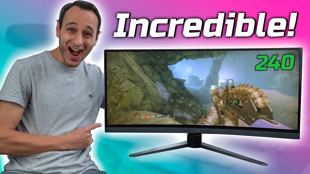 An Unbelievable Ultrawide Gaming Monitor! AOC Gaming CU34G4Z (1440p 240Hz)