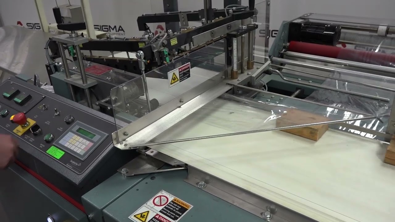 E14932 - Shanklin A26A Automatic L Bar Sealer with Selvage Rewinder