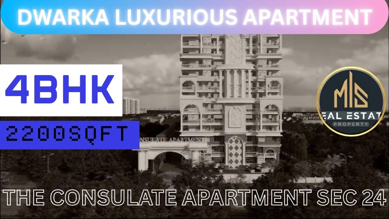 Dwarka&rsquo;s Most Luxurious Apartment | The Consulate, Sector 24 New Society in Dwarka 4 Bedroom