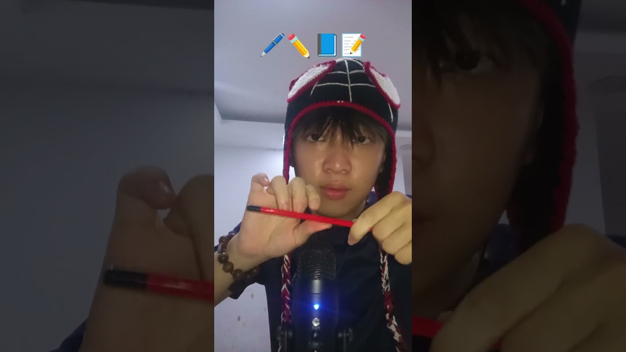 asmr - icon challenge / school edition #asmr #chill #school