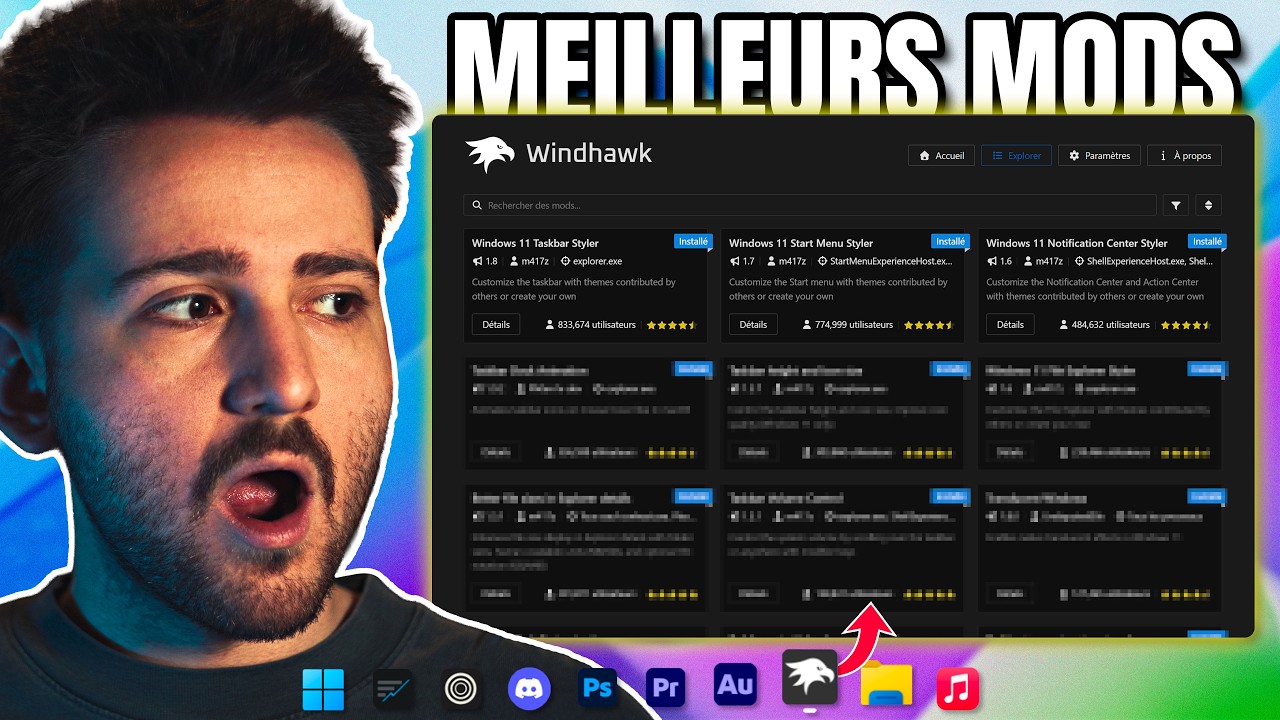 J&rsquo;ai trouv&eacute; les MEILLEURS mods pour Windows ! (Windhawk)