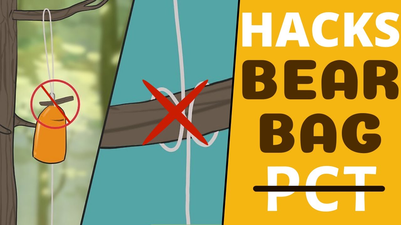 Hanging Bear Bag Hacks | Hang PCT Method - No Stick Needed!