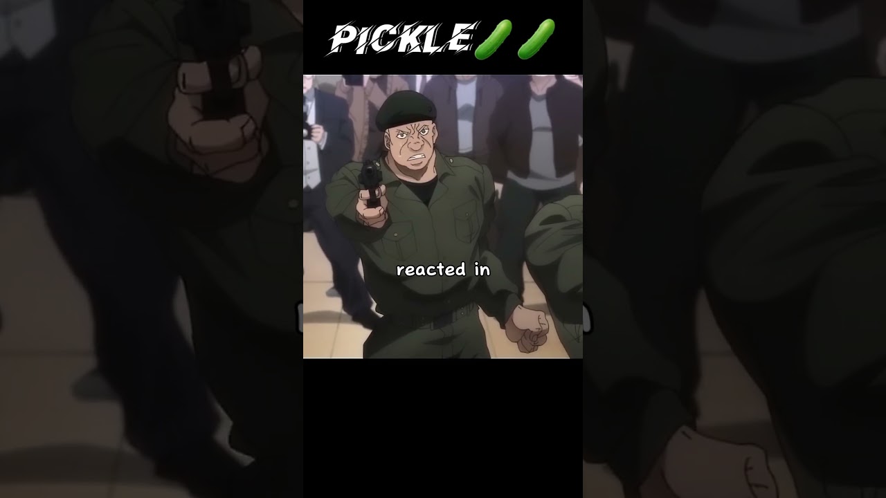 Pickle gives an interview👀🎤|Baki Hanma| #anime #animemoments #baki