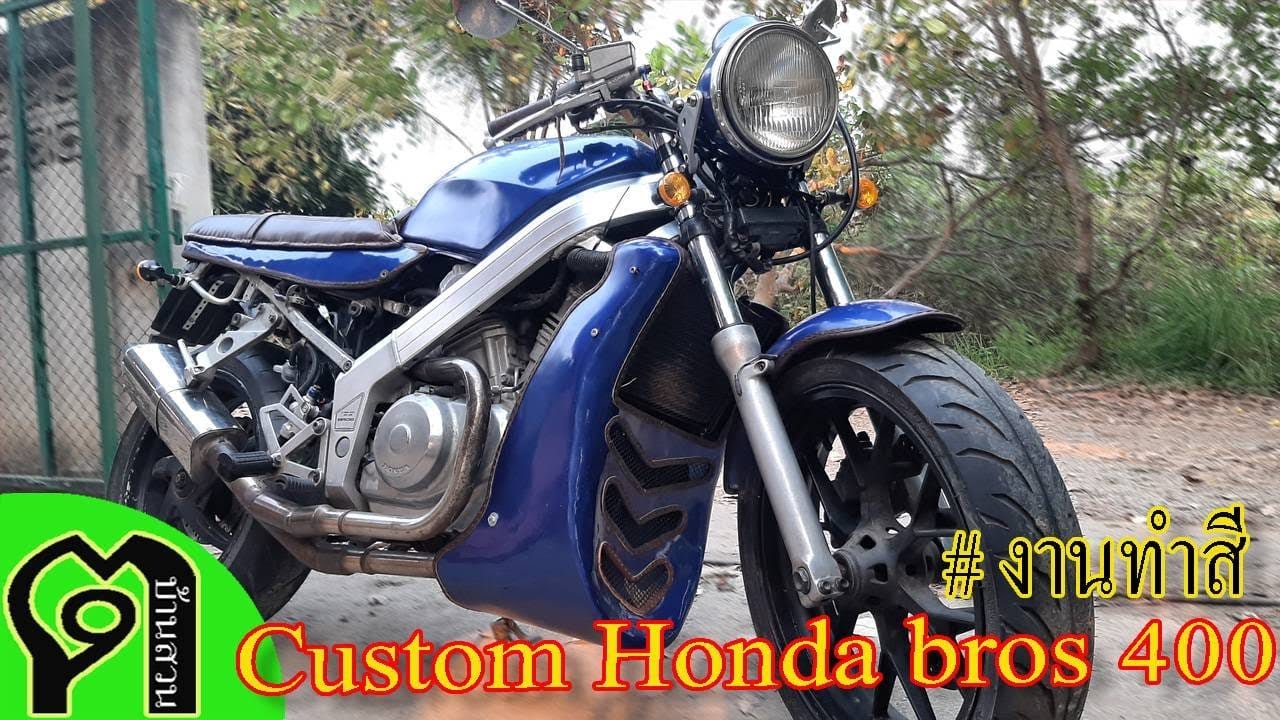 Custom Honda Bros 400 EP.7