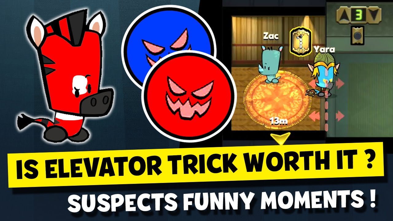 IS ELEVATOR TRICK WORTH USING IN BOOGEY MONSTER MODE? SUSPECTS MYSTERY MANSION FUNNY MOMENTS #41