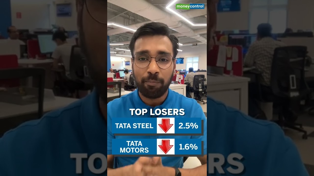Both benchmark indices bounced back and ended in the green! #markets #sensex #moneycontrol #nifty