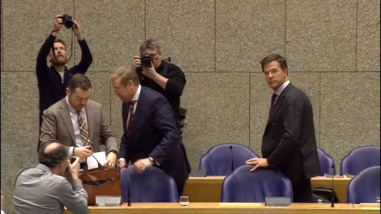 Stemronde motie van afkeuring tegen Mark Rutte - 16 december 2015