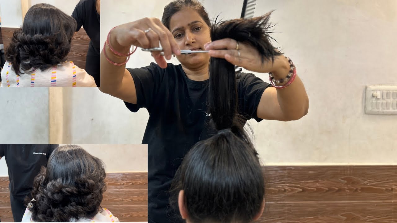 how to do short step haircut करने का सबसे आसान तरीका advance haircut step-by-step easy way tutorial
