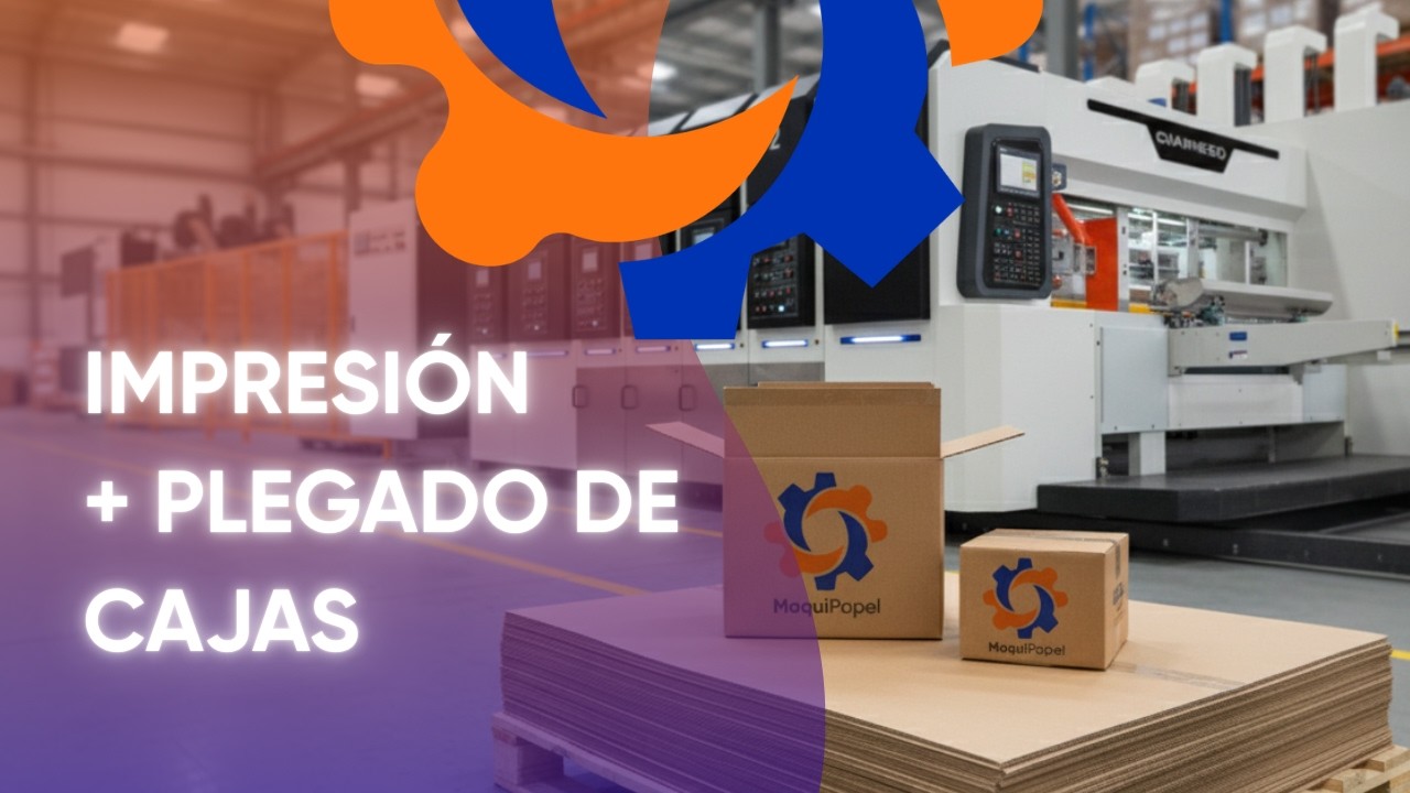 L&iacute;nea completa de fabricaci&oacute;n de cajas de cart&oacute;n corrugado📦 : Eficiente, Productiva y Automatizada ⚡