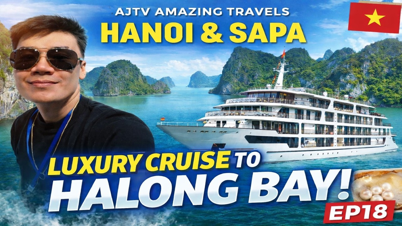 Hanoi & Sapa Vietnam Vlog EP18: From Hanoi Old Quarter to Halong Bay & Viet Pearl Farm Adventure 🇻🇳