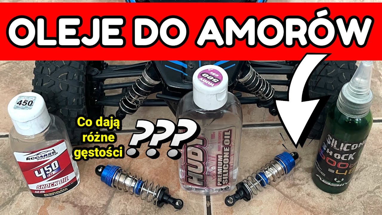 AMORTYZATORY W SAMOCHODZIE RC - wszystko co musisz wiedzieć jak dobrać oleje i ich lepkość CST WT