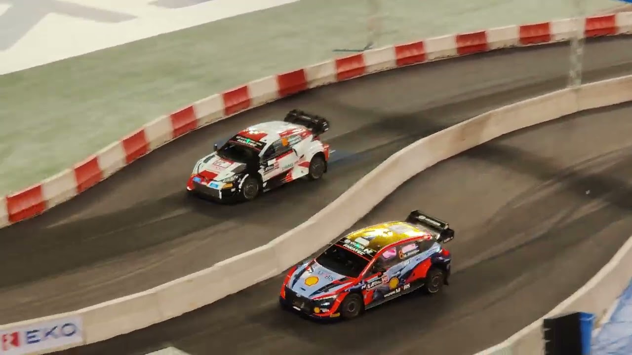 WRC Rally Acropolis 2022 Super Special Stage Olympic Stadium ROVANPER&Auml; vs T&Auml;NAK