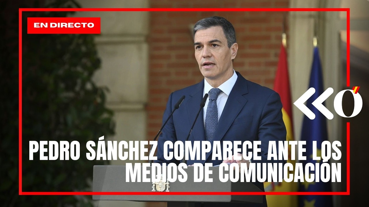 Rueda de Prensa de Pedro Sánchez tras el Consejo de Ministros extraordinario