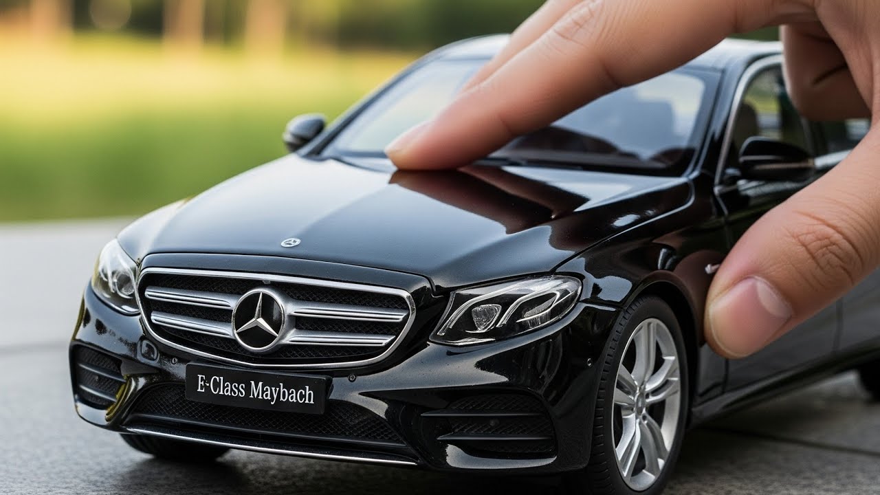 Realistic Mercedes-Benz E-class / Die-cast Model Car Unboxing / Luxury Sedan