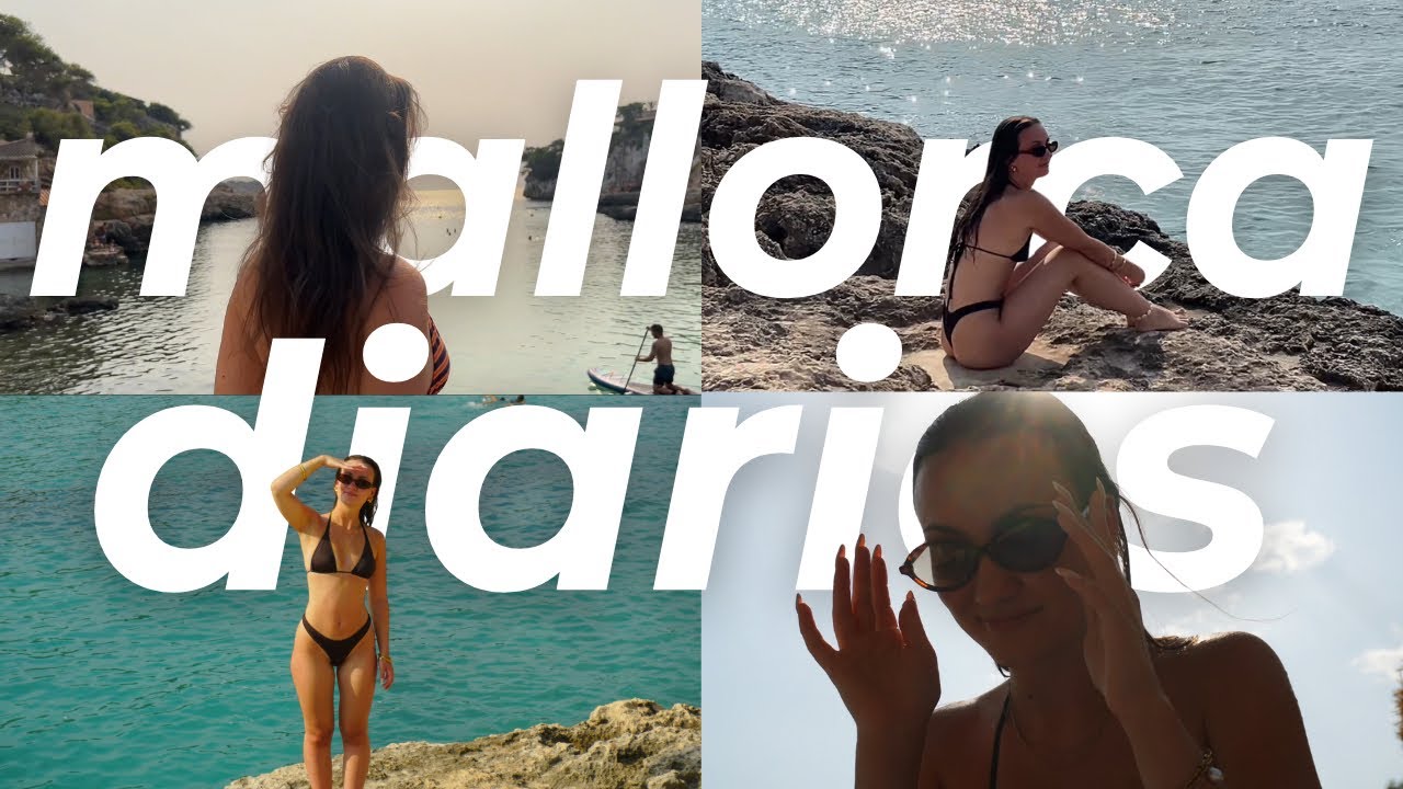 MALLORCA DIARIES | vacation VLOG, the sweatness of summer, reading, beach days, matcha, much love
