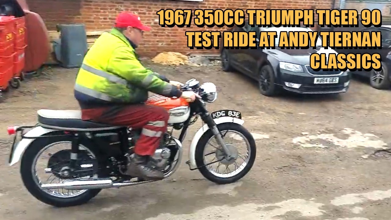 Triumph Tiger 90 350cc 1967 года выпуска в Andy Tiernan Classics #09506TRI