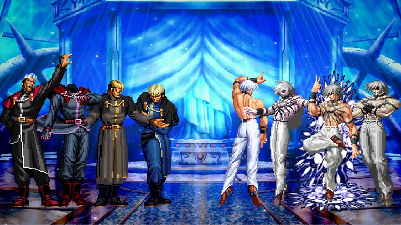 KOF MUGEN GOENITZ TEAM VS OROCHI TEAM!!!
