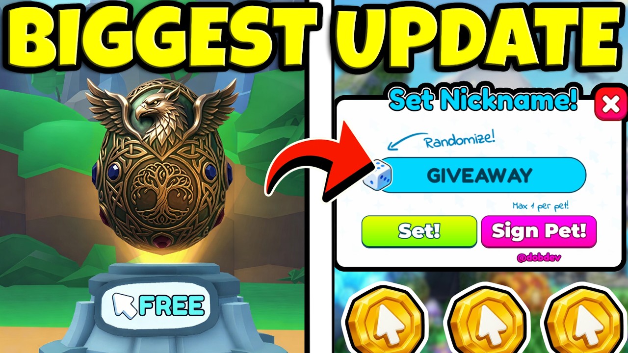 ✨BIGGEST Update WORLD 3 and SECRET PET GIVEAWAYS in Tap Simulator... (LIVE)