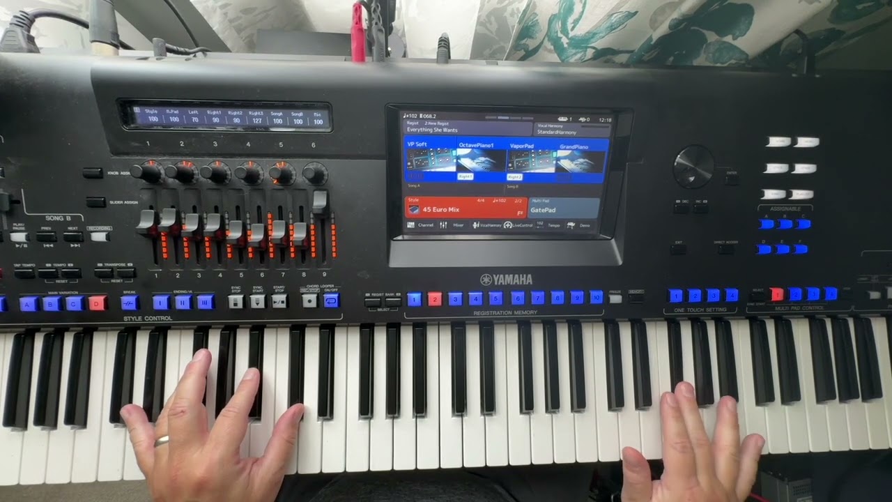 Everything She Wants Extanded Version Geroge Michael Wham - Genos 2 Yamaha