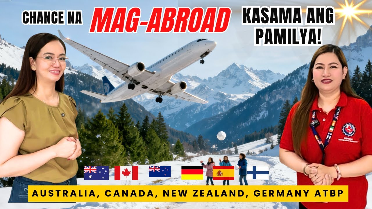 Gusto mo na rin bang mag-ABROAD kasama ang PAMILYA?!New Zealand,Australia,Canada,Germany etc