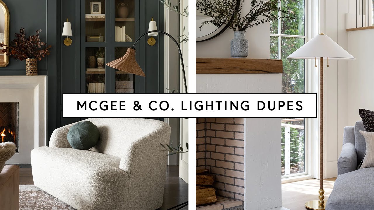 AFFORDABLE HIGH END MCGEE AND CO. LIGHTING DUPES | DESIGNER LOOK FOR LESS | DECORATING ON A BUDGET