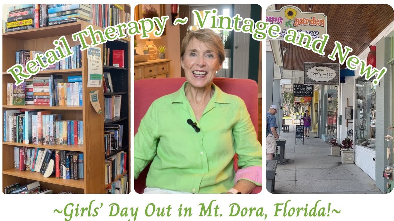 SHOP WITH ME AND HAUL ~ THE MOST ADORABLE LITTLE TOWN ~ VINTAGE, ANTIQUE, & RETAIL GIRLS DAY OUT!