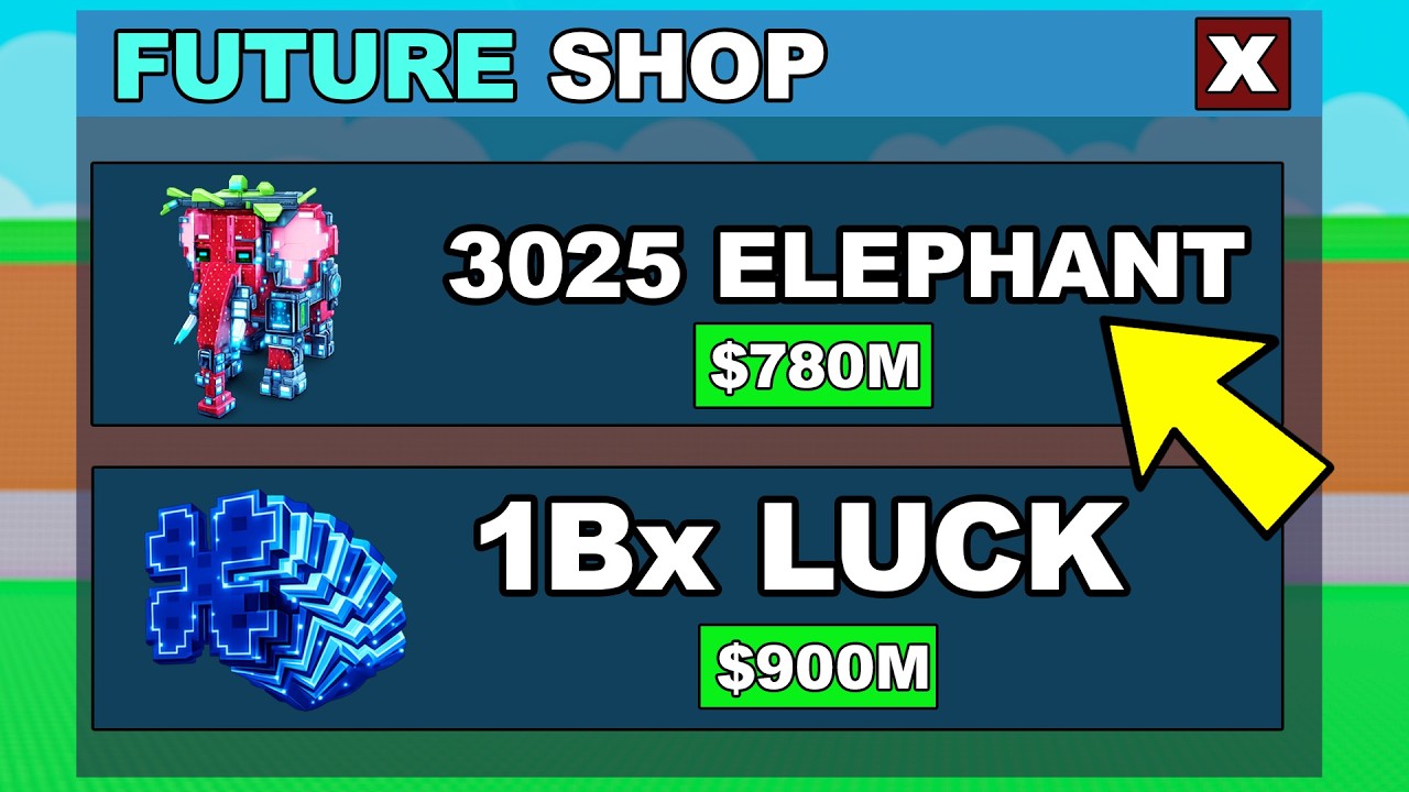 Steal a Brainrot, But the Shop is FUTURISTIC!