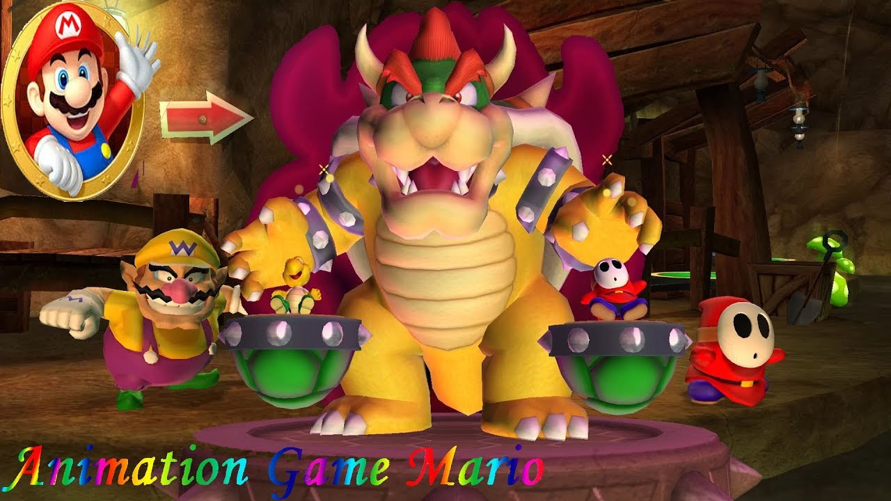 Mario Party 9 - Party Magma Mine. Birdo Vs Wario Vs Koopa Vs Shy Guy. ( Party #226 )