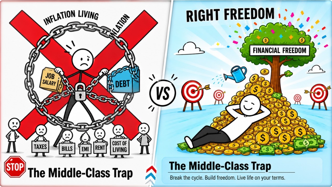 The Middle Class Trap | 5 Things Keeping You Poor | Money Sketch