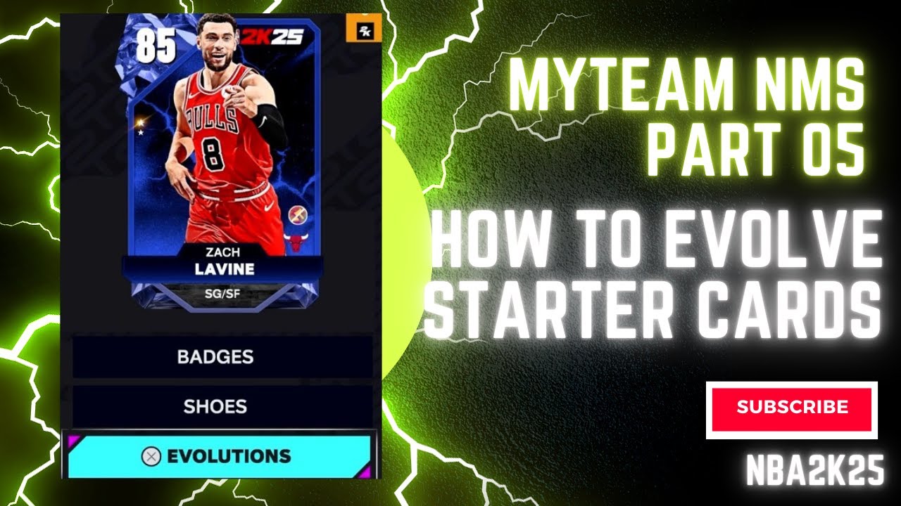 NBA2K25 MYTEAM NMS PT 05: HOW TO EVOLVE STARTER CARDS #NBA #2K25 #MYTEAM