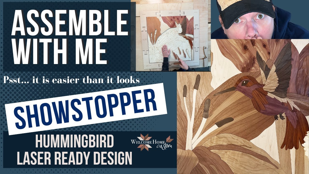 Laser Cut Artwork | Creating your own Hummingbird Showstopper is easier than you think!