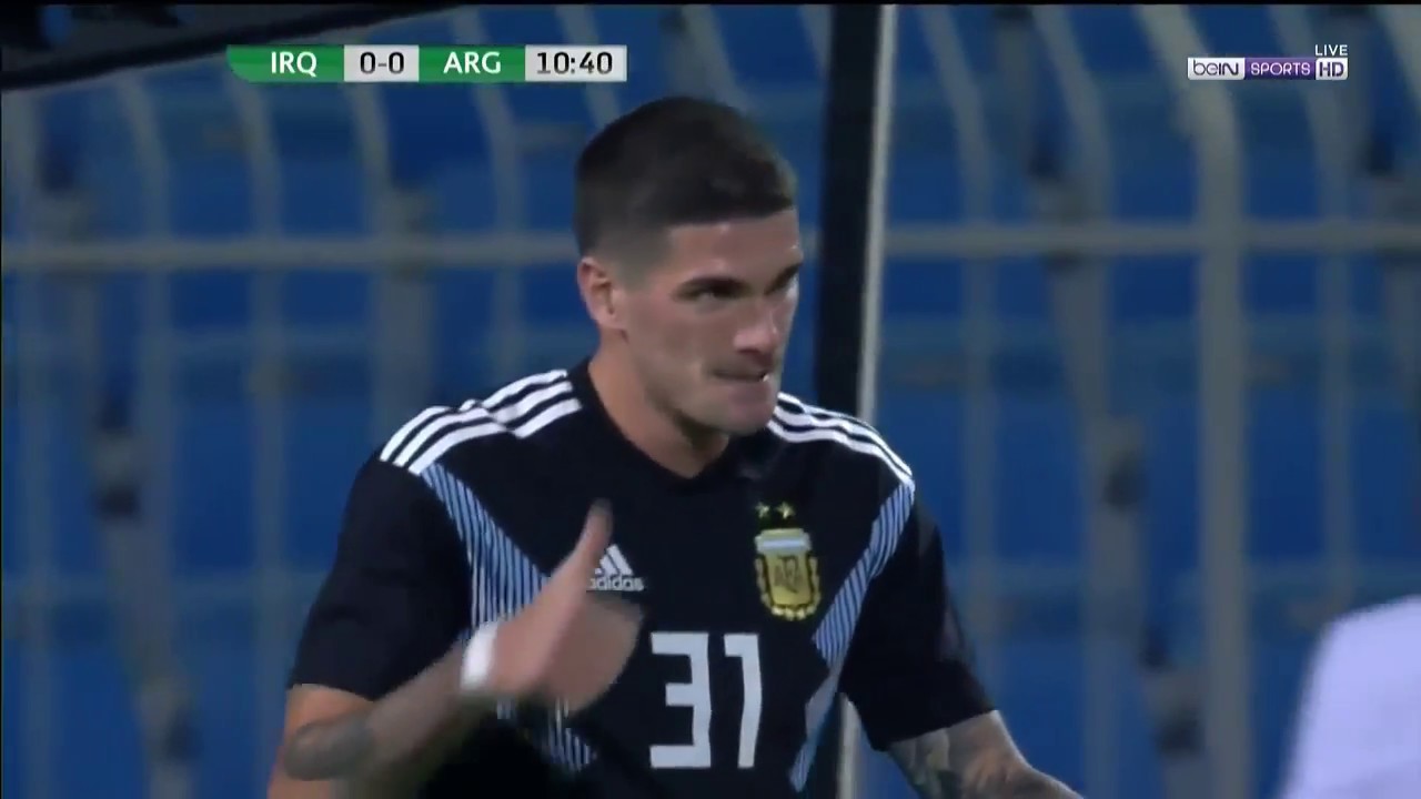 Rodrigo de Paul vs Irak - Debut en la Selecci&oacute;n Argentina - 11/10/2018