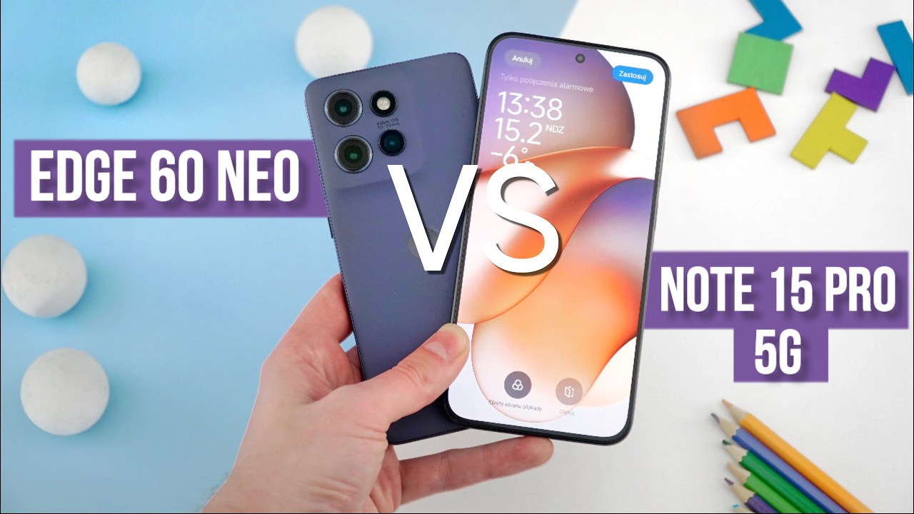 Motorola Edge 60 Neo vs Xiaomi Redmi Note 15 Pro 5G - POR&Oacute;WNANIE - Opinie - Mobileo [PL]