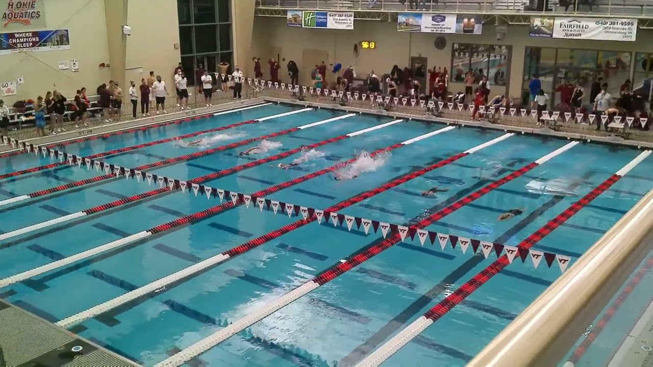 02/04/2022 VT Invite - Women 50 Free Finals Heat 1