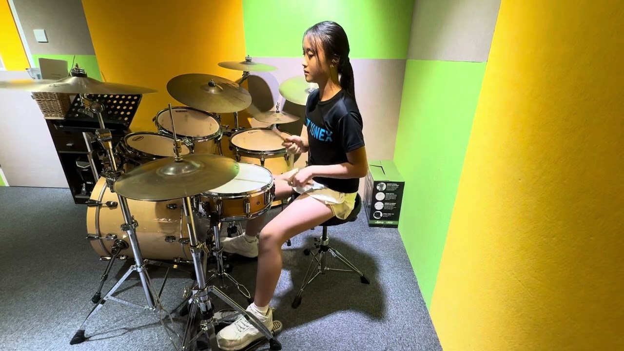 Trinity ATCL Drum kit Tower Of Power-Page One drum Cover By SkyLau students