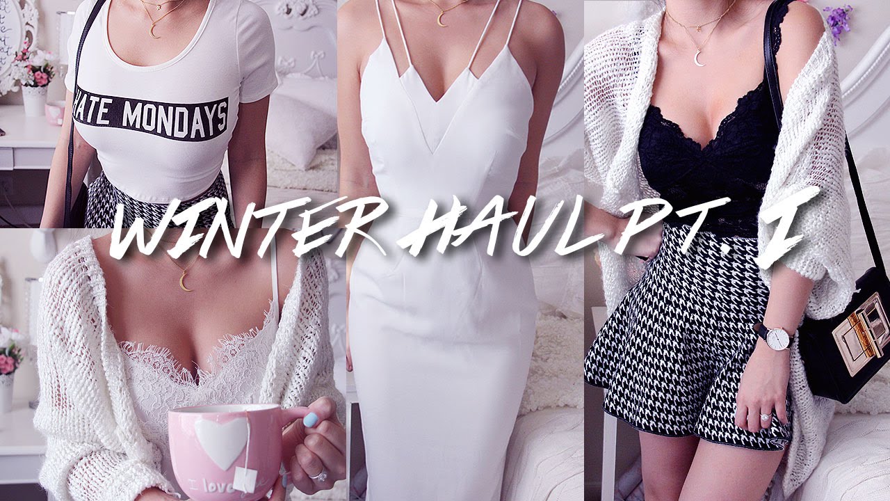 HUGE (warm weather) WINTER TRY-ON HAUL PART 1 | EDGY CHIC STUFF from LULU*S, NYCT & MORE!
