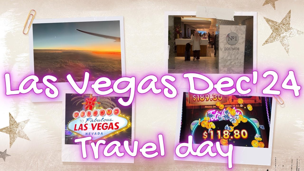 Las Vegas | December 2024 | Travel Day | LHR - LAS | Checking Into Luxor