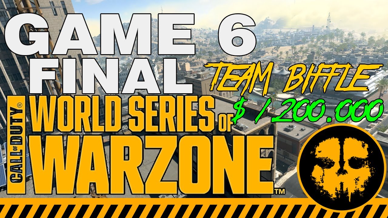[GAME 6] TEAM BIFFLE WIN $1.2M WORLD SERIES FINAL WINNERS #callofduty #warzone #worldseries
