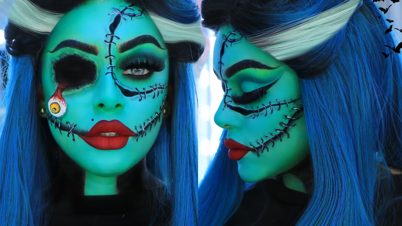 HALLOWEEN MAKEUP: FRANKENSTEIN WOMAN