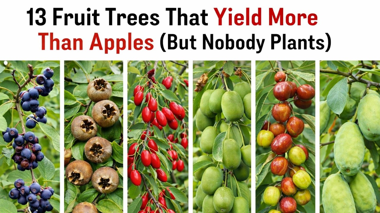 13 Forgotten Fruit Trees That Produce 10X More Than Apples