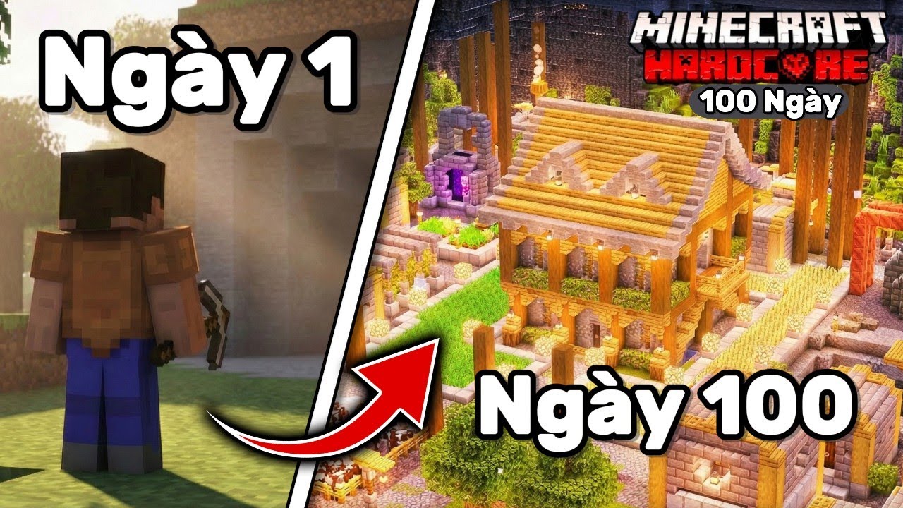 Tôi Sống Sót 100 Ngày DƯỚI LÒNG ĐẤT trong Minecraft Hardcore