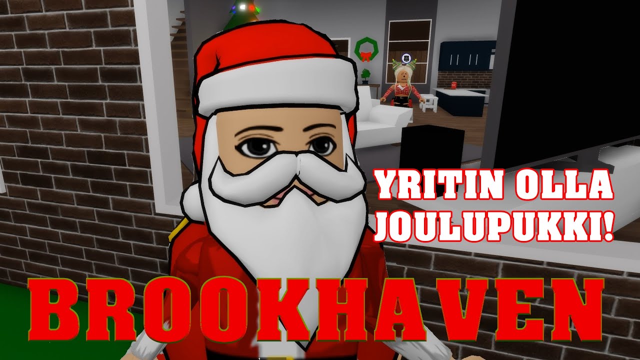 Roblox Brookhaven - Yritin olla joulupukki