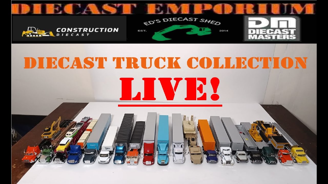 Diecast Emporium LIVE: коллекция грузовиков, полуприцепов и больших фур