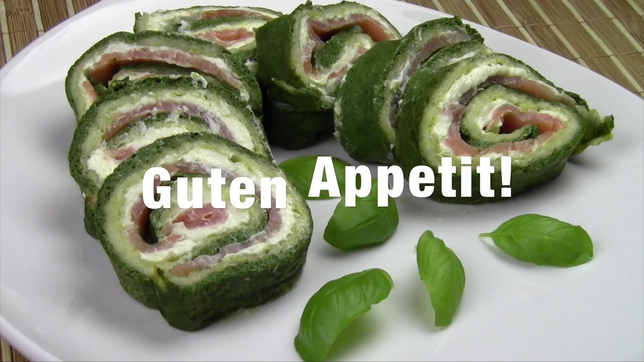 Lachsrolle mit Spinat selber machen | Der Hingucker bei Parties