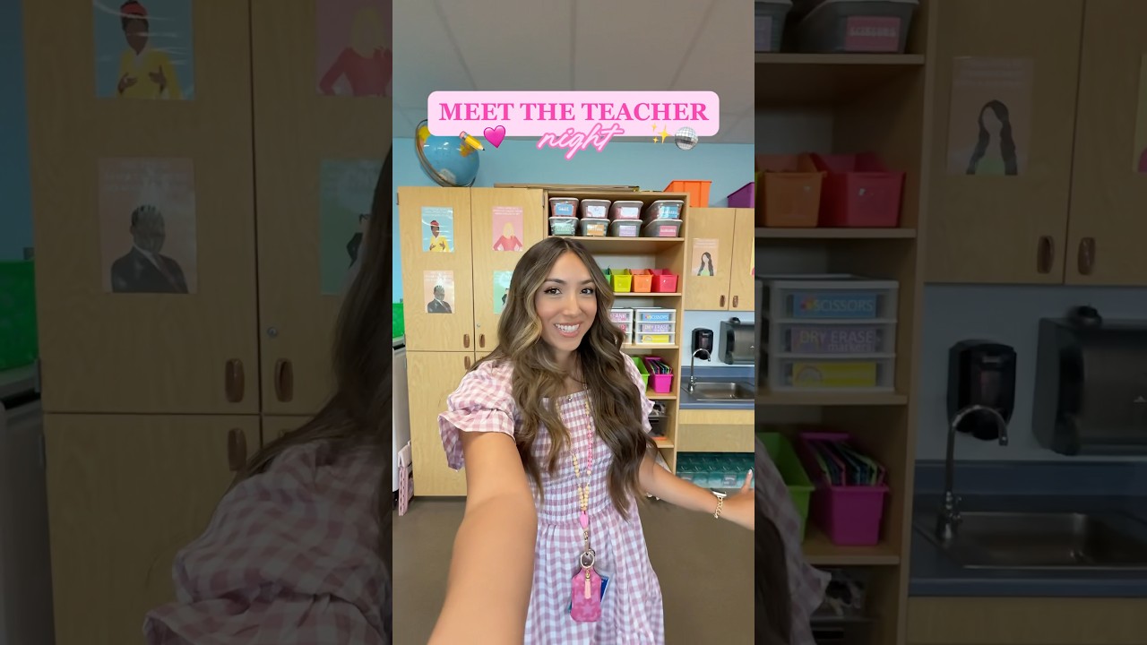 Meet the teacher night! ✏️🩷✨🪩 